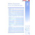 2004 Abbey Price List
