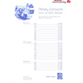 2005 Abbey Price List
