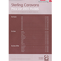 2005 Sterling Price List