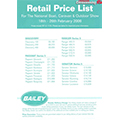 2006 Bailey Price List