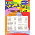 2006 Bailey Showtime Price List
