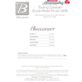 2006 Buccaneer Price List