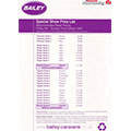 2007 Bailey Price List