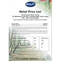 2012 Bailey Retreat Price List FEB