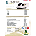 2014 Swift Classic Price List