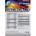 2015 Coachman Price List