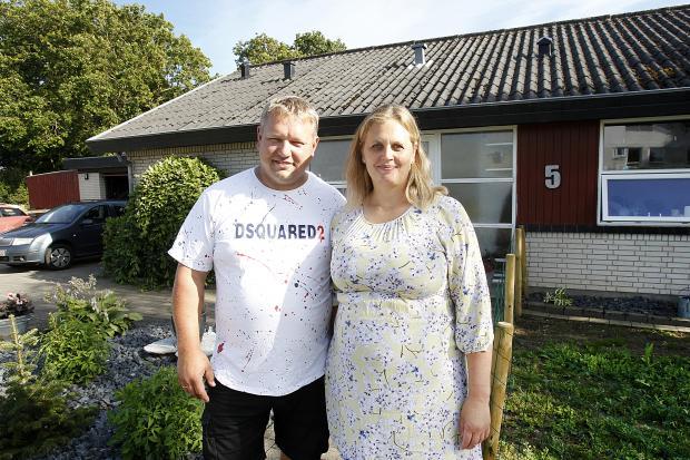 Martin Kristensen og Tina Vendelbo arrangerede møder for borgerne i Lem. Målet er at stoppe utrygheden. Foto: Lindy Jørgensen