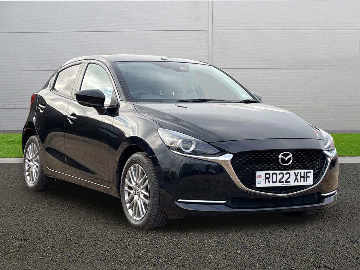 Jet Black 2022 Mazda Mazda2 1.5 SKYACTIV-G Sport Hatchback Front-wheel drive Automatic