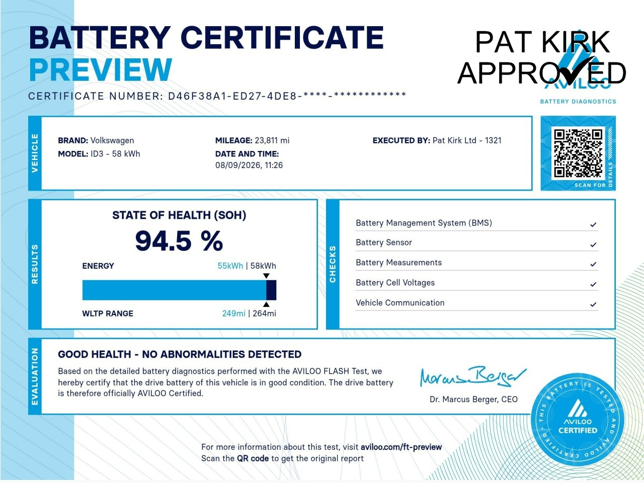 2022 Volkswagen Id.3 150kW Family Pro Performance 58kWh 5dr Auto - vehicle photo 3 for sale on PureCar
