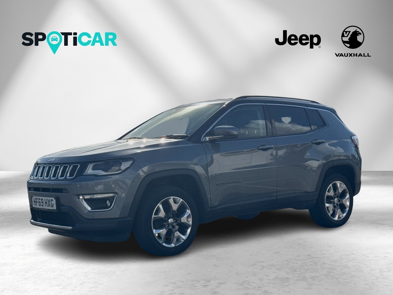 Bi-colour metallic - Graphite grey with black roof 2019 Jeep Compass SUV/Crossover All-wheel drive Automatic