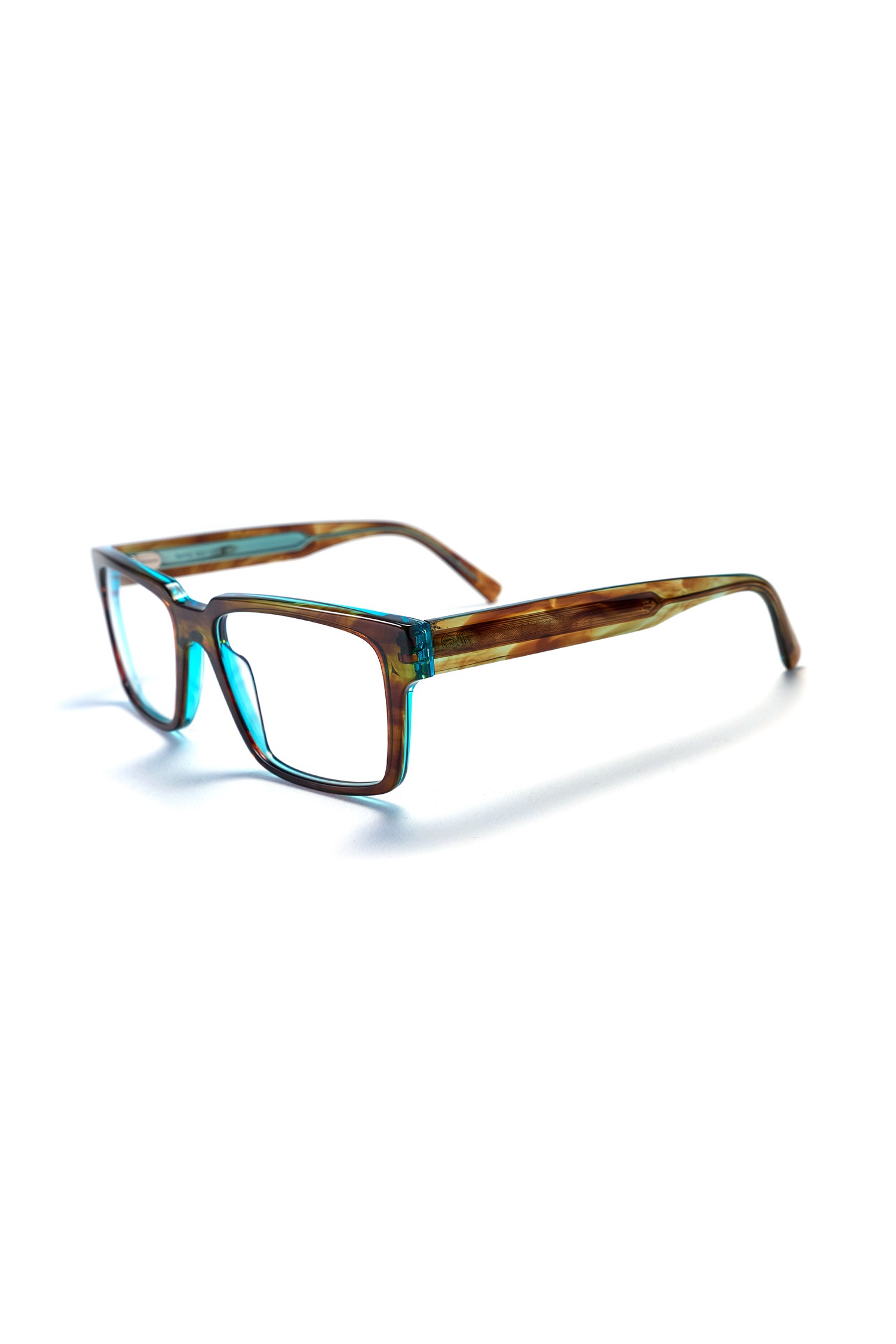 TOM DAVIES TD679 Col 1950 teal blue and purple acetate 54-16-140 New Tom Davies Eyeglasses Frames TD709 Col. 2075 Matte Brown  main image 2