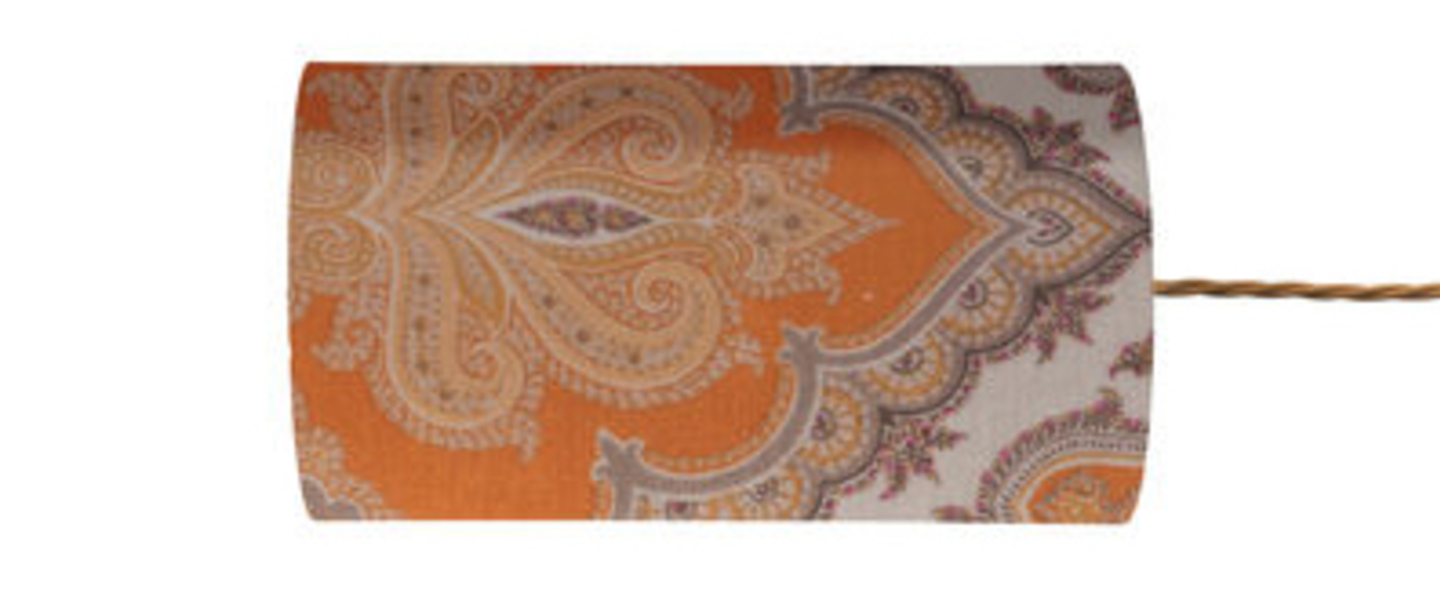 banner-image Abat jour brocade orange o11 5cm h22cm ebb and flow normal