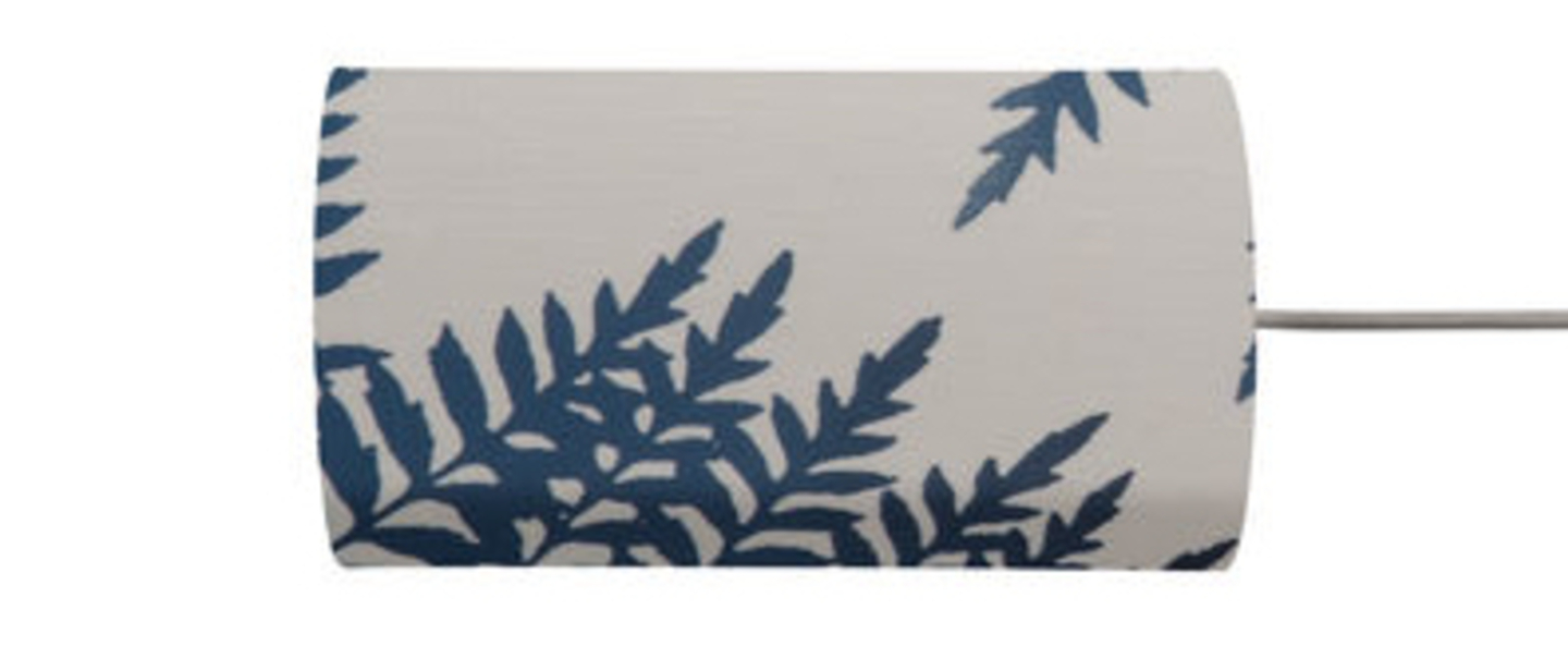 banner-image Abat jour fern leaves wild indigo o11 5cm h22cm ebb and flow normal