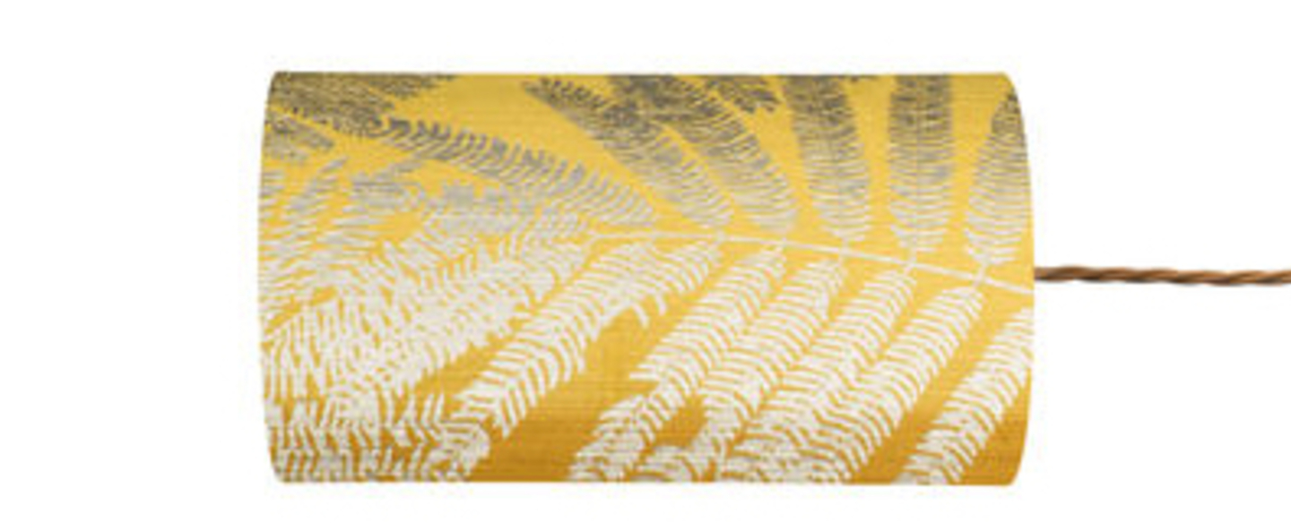 banner-image Abat jour fern leaves wild jaune o11 5cm h22cm ebb and flow normal
