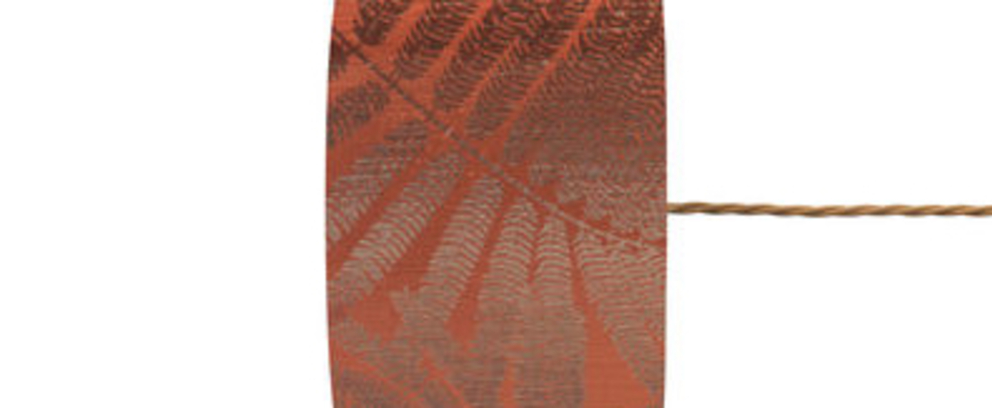 banner-image Abat jour fern leaves wild rouille o17 5cm h12cm ebb and flow normal
