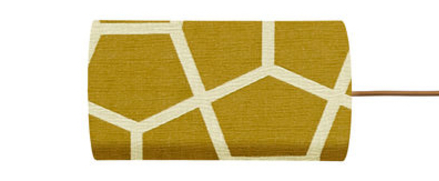banner-image Abat jour glyptic jaune o11 5cm h22cm ebb and flow normal