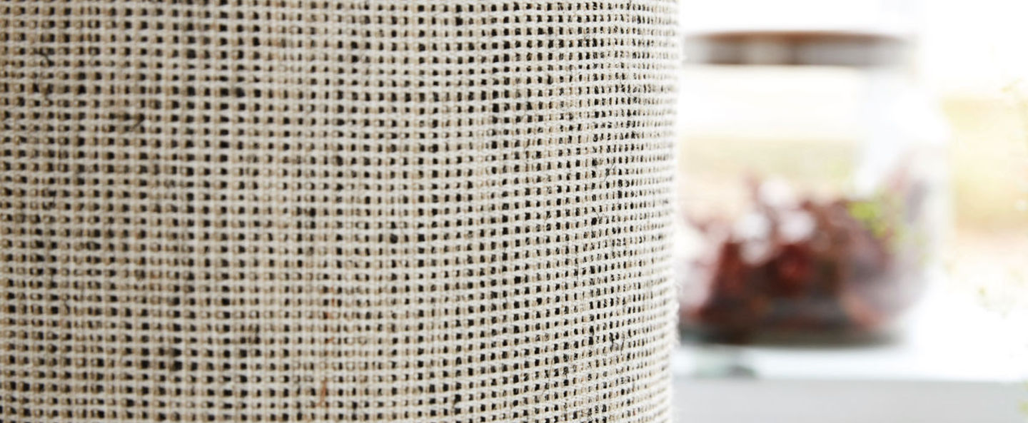 banner-image Abat jour med jute gris marron o24cm h36cm house doctor normal