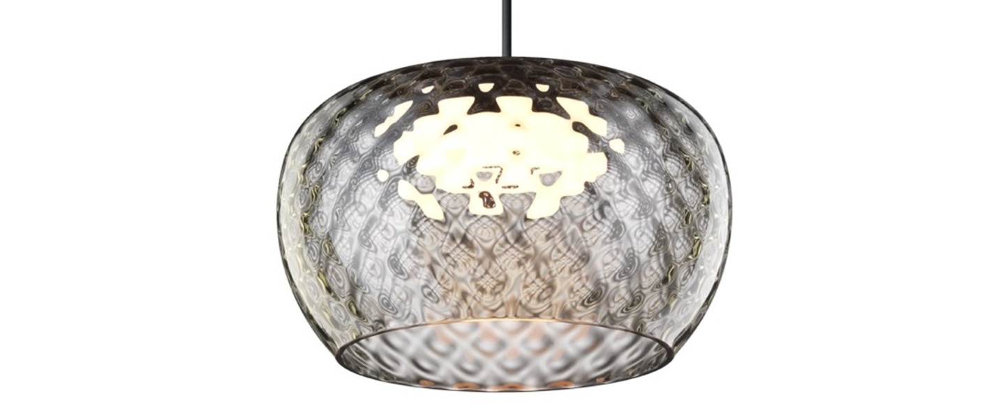 Abat jour wetro ceiling suspended 2 0 taupe diamant led 1800 2850k 340lm o22 5cm h13cm wever ducre normal