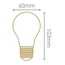 Ampoule a60 filament led 8w e27 2700k 980lm 128619 thumb