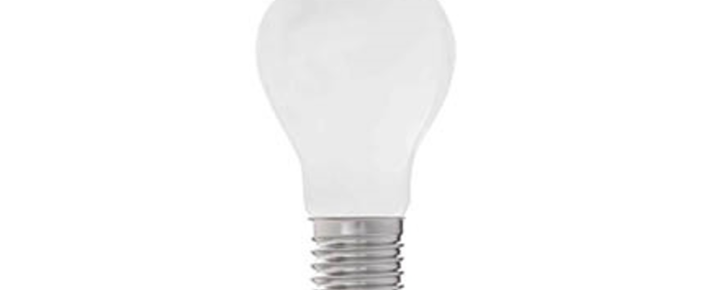 Ampoule e27 led opalin dimmable o6cm h12cm 8w 850lm 2700k faro normal