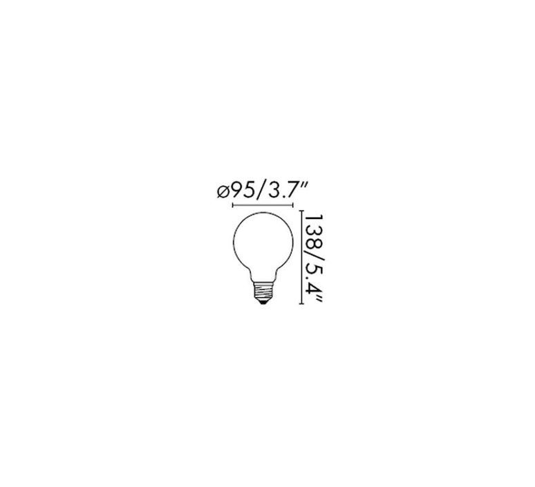 Ampoule e27 mat led 4w 2700k o6cm h12cm 33126 product