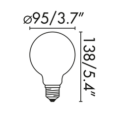 Ampoule globe e27 mat led 6w 2700k o9 5cm 26858 thumb