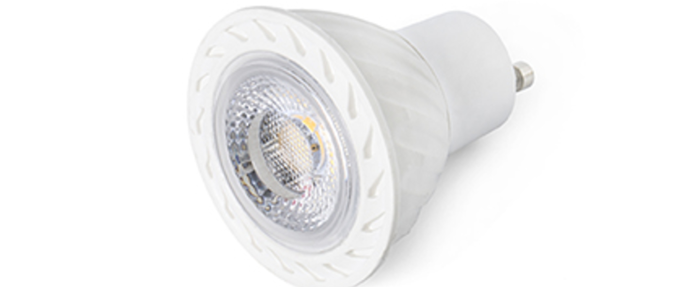 Ampoule gu10 led 8w 450lm 2700k o5cm blanc faro normal