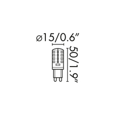 Ampoule g9 led 3 5w 2700k 350lm thomas edison faro 17443 luminaire lighting design signed 28837 thumb