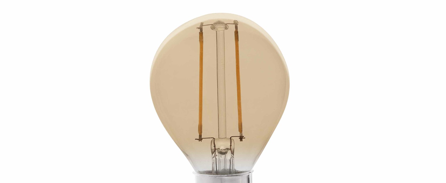 Ampoule led e14 ambre 2700k 220lm 2w h7cm o4 5cm faro normal