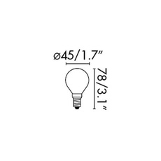 Led g45 thomas edison ampoule led eco bulb  faro 17413  design signed 33817 thumb