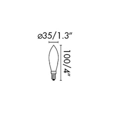 C35 candle thomas edison ampoule led eco bulb  faro 17460  design signed 33819 thumb