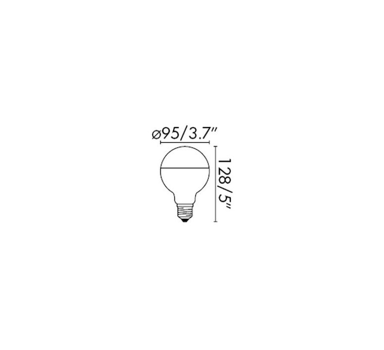 Filament amber thomas edison ampoule led led bulb  faro 17271  design signed 36752 product