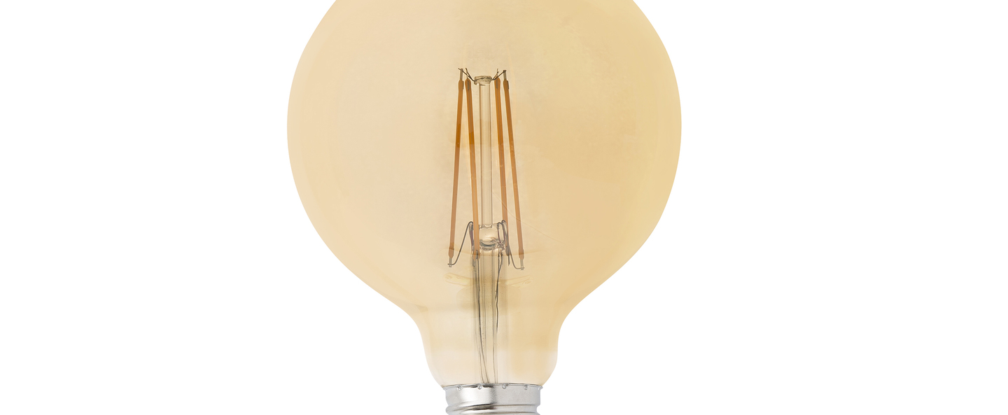 banner-image Ampoule led filament amber ambre o9 5cm h17 5cm faro normal