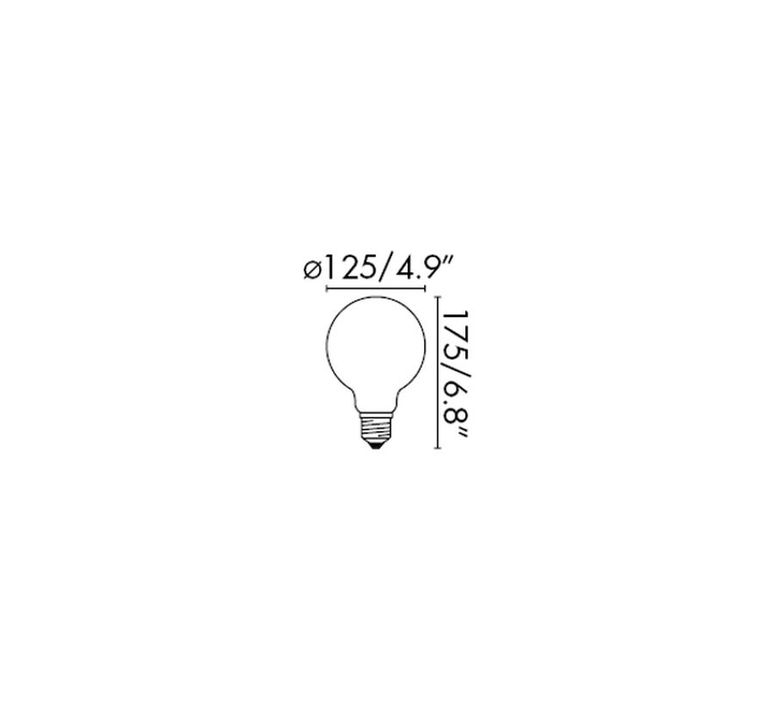 Filament amber thomas edison ampoule led led bulb  faro 17425  design signed 36740 product