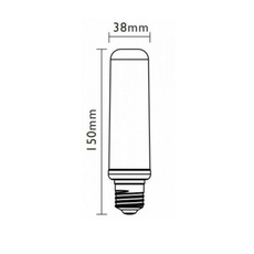 Ampoule, E14, dimmable, LED, T28, 2700K, 900lm, Ø2,8cm, H11cm - Marino  Cristal - Luminaires Nedgis