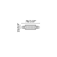 Ampoule r7s led o2 3cm l7 8cm 2700k 600lm 113956 thumb