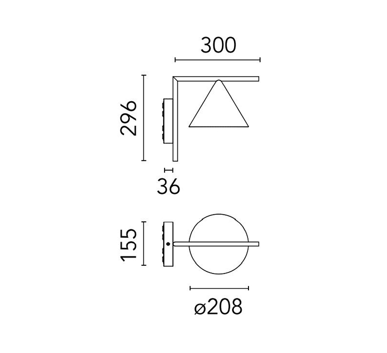 Captain flint michael anastassiades applique d exterieur outdoor wall light  flos f011w30a030  design signed nedgis 129971 product