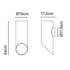 Elipse a josep lluis xucla applique d exterieur outdoor wall light  marset a707 003 38  design signed nedgis 115804 thumb