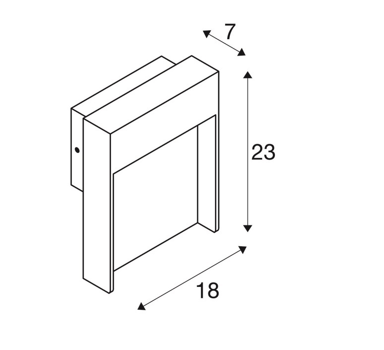 Flatt sensor studio slv applique d exterieur outdoor wall light  slv 1002955  design signed nedgis 134980 product