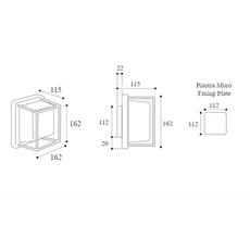 Ice cubic square 3404 quel designer studio moretti luce applique d exterieur  moretti luce 3404 gx53 ar  design signed nedgis 191070 thumb