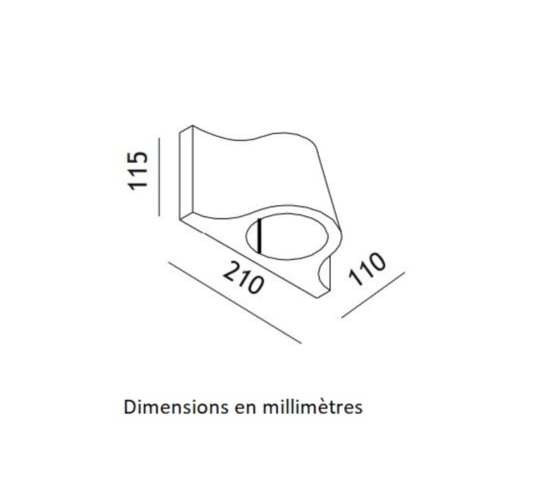 Lido quel designer studio toscot applique d exterieur  toscot 1071 gs  design signed nedgis 185051 product