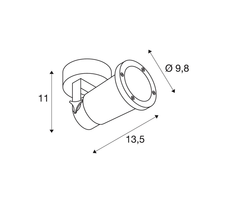 Nautilus 25 studio slv applique d exterieur outdoor wall light  slv 1002867  design signed nedgis 149496 product