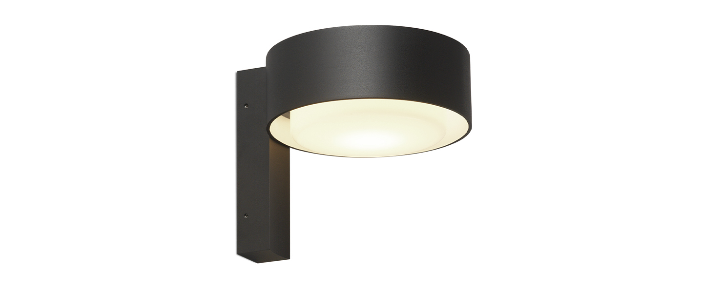 banner-image Applique d exterieur plaff on a ip65 noir ip65 led 2700k 544lm l16cm h15cm marset normal