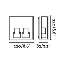 Pomo studio faro lab applique d exterieur outdoor wall light  faro 71306  design signed nedgis 114367 thumb