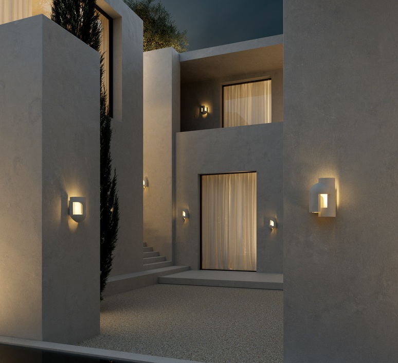 Soul story 1 outdoor charles kalpakian applique d exterieur outdoor wall light  dcw editions paris soul story 1 outdoor wh  design signed nedgis 179881 product