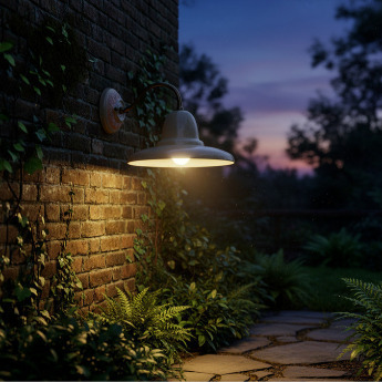 Wall light, Odile, green, Ø20cm, H25,8cm - LUMEN CENTER ITALIA