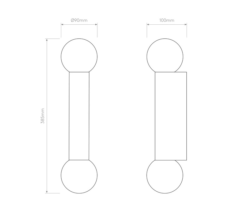 Ortona twin studio astro applique de salle de bain bathroom wall light  astro 1459006  design signed nedgis 173478 product