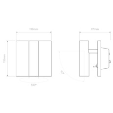 Enna square switched led studio astro applique liseuse wall reading light  astro lighting 1058018  design signed nedgis 198141 thumb