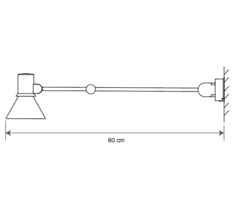 Type 80 w2 avec cable  sir kenneth grange applique liseuse wall reading light  anglepoise 33099  design signed nedgis 146549 product