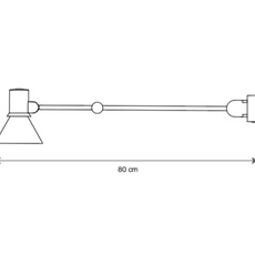 Type 80 w2 avec cable  sir kenneth grange applique liseuse wall reading light  anglepoise 33099  design signed nedgis 146549 thumb